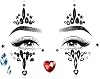 Harlequin Clown Jewels Sticker