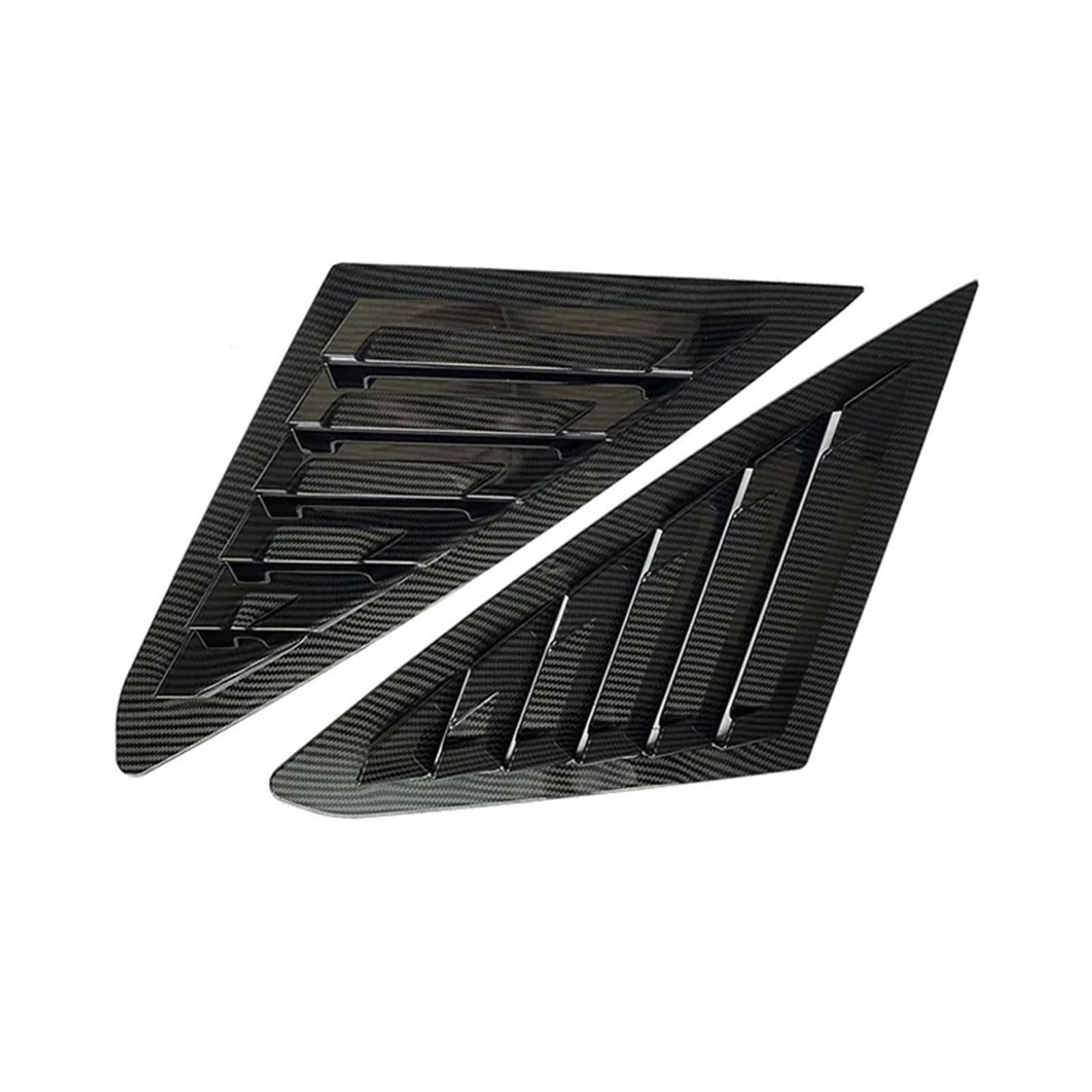 Seitenfensterlamellen Für Ford Für Focus Limousine 2012-2018 Auto Hinten Seite Fenster Lamellen Windschutzscheibe Sonnenschutz Abdeckung(Carbon)