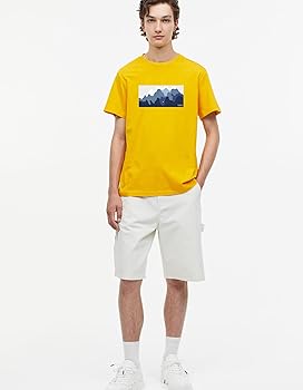 Buy 9094 Clothing Men's Stylish Mountain Print T-Shirt