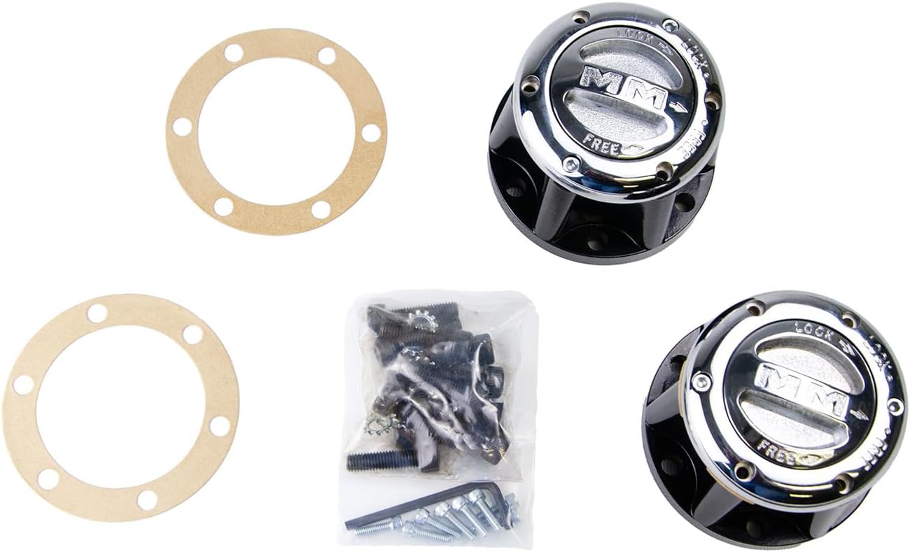 Mile Marker 430 Premium Manual Locking Hub Set fits 1986 1989 Hardbody Pathfinder 6 Bolt 27 Spline - Elevate Your Driving Experience