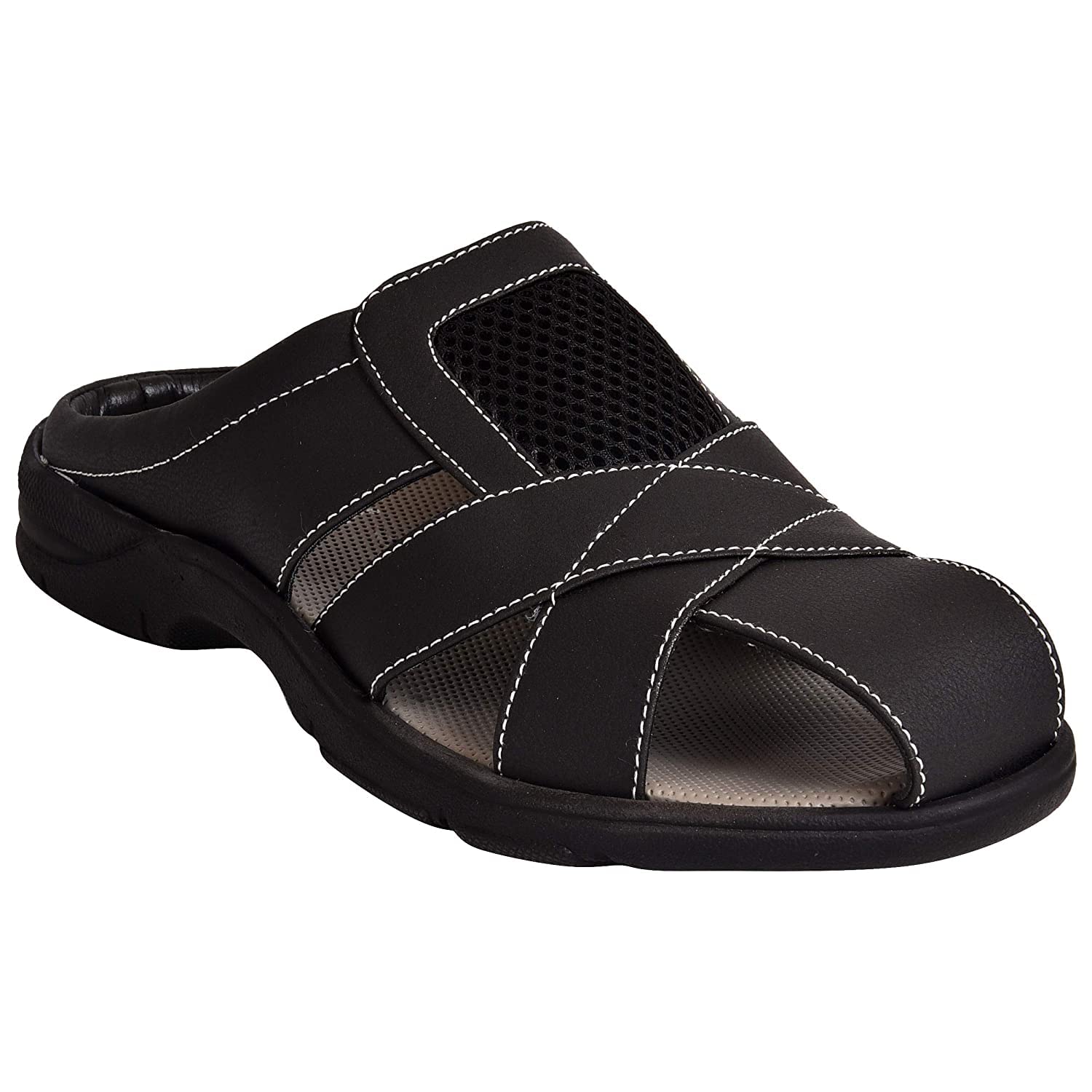 Ajanta Mens Black Outdoor Sandals - 8 UK (42 EU) (CG0899) (B07M8R3N1V) Amazon Price History, Amazon Price Tracker