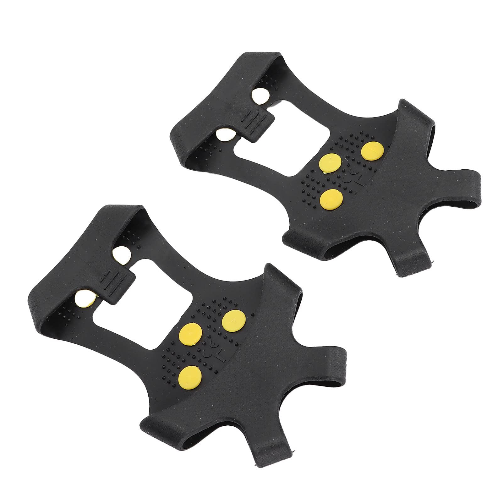 Ice Cleat Spikes Crampons Antislip 10 Steel Studs Walk Traction Snow Grips Cleats (L)