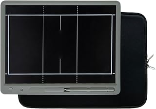 LCD Badminton Strategy Board, LCD Electronic Volleyball Tactics Board, with Stylus Pen and Storage Bag, One-Click Clear/Lock, for Teaching(Volleyball)