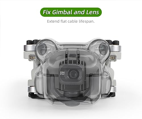 Miniatura 3 de Protector de cardán Mini 4 Pro, cubierta de lente de cámara, tapa protectora de lente, capó protector de cardán para DJI Mini 4 Pro Drone Accesorios