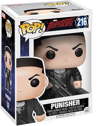 Miniatura 2 de POP Marvel: Netflix Daredevil – Punisher (Frank Castle) Funko Figura de vinilo (con funda protectora de caja compatible)