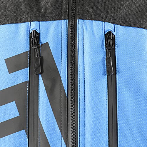 ICEARMOR Defender Ice Fishing Parka Black/Blue Waterproof Insulated Float Coat with Motion Float Safety for Extreme Cold Use4