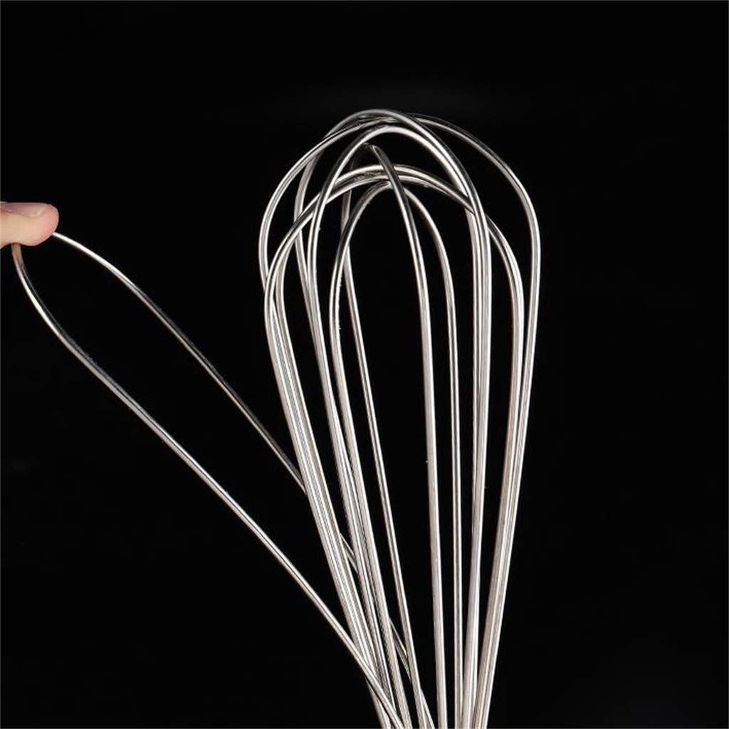 ZHANGXIAO Varillas De Batir, Acero Inoxidable Manual Bombeo De Huevos Remover Huevo Crema Casa Horneando (tamaño : 58cm)