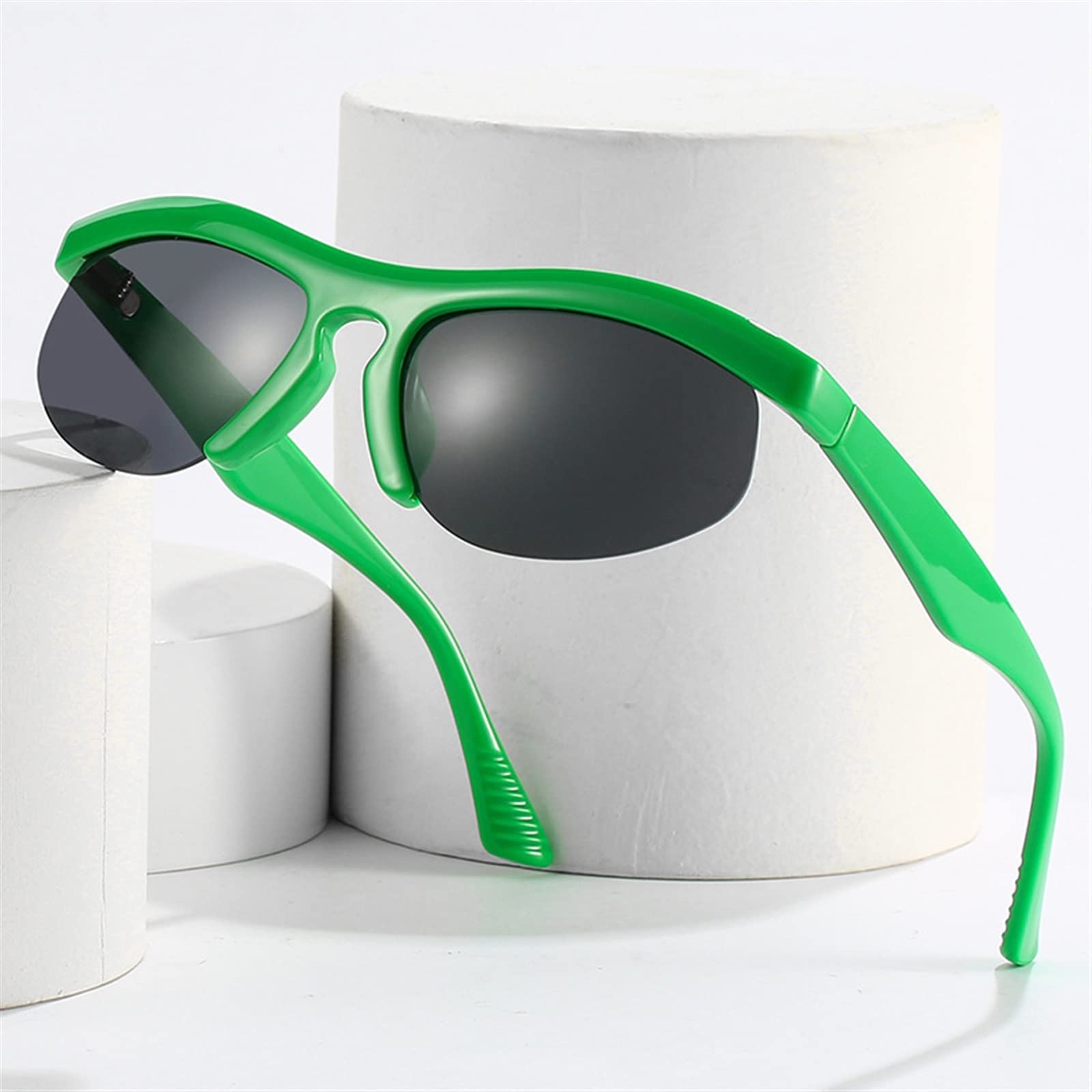Okulary przeciwsłoneczne kobiety, sportowe okulary przeciwsłoneczne Candy Half Rame okulary
