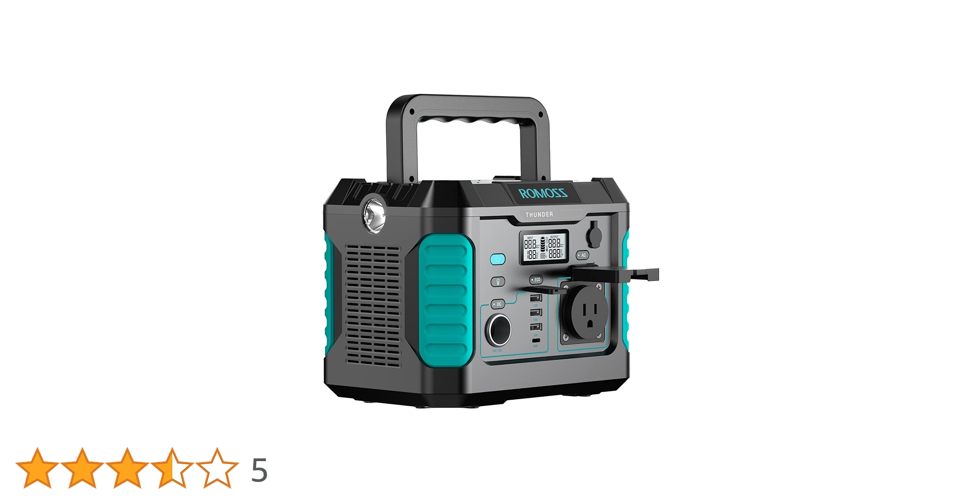 Amazon.co.jp: ROMOSS 500W(瞬間最大1000W) ポータブル電源 400Wh