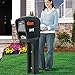 Step2 MailMaster Plus Mailbox & Post, Weather Resistant, Large Outdoor Mailboxes, Made of Durable Plastic, Easy to Install, Flag Included, Black