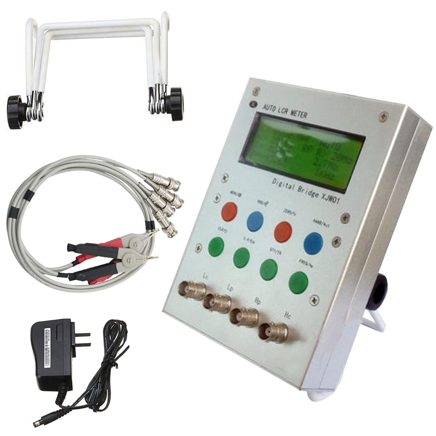 LCD Display Digital Bridge 0.3% XJW01 Tester Meter with Metal Cases Resistance Inductance Capacitance Multimeter Auto Tester