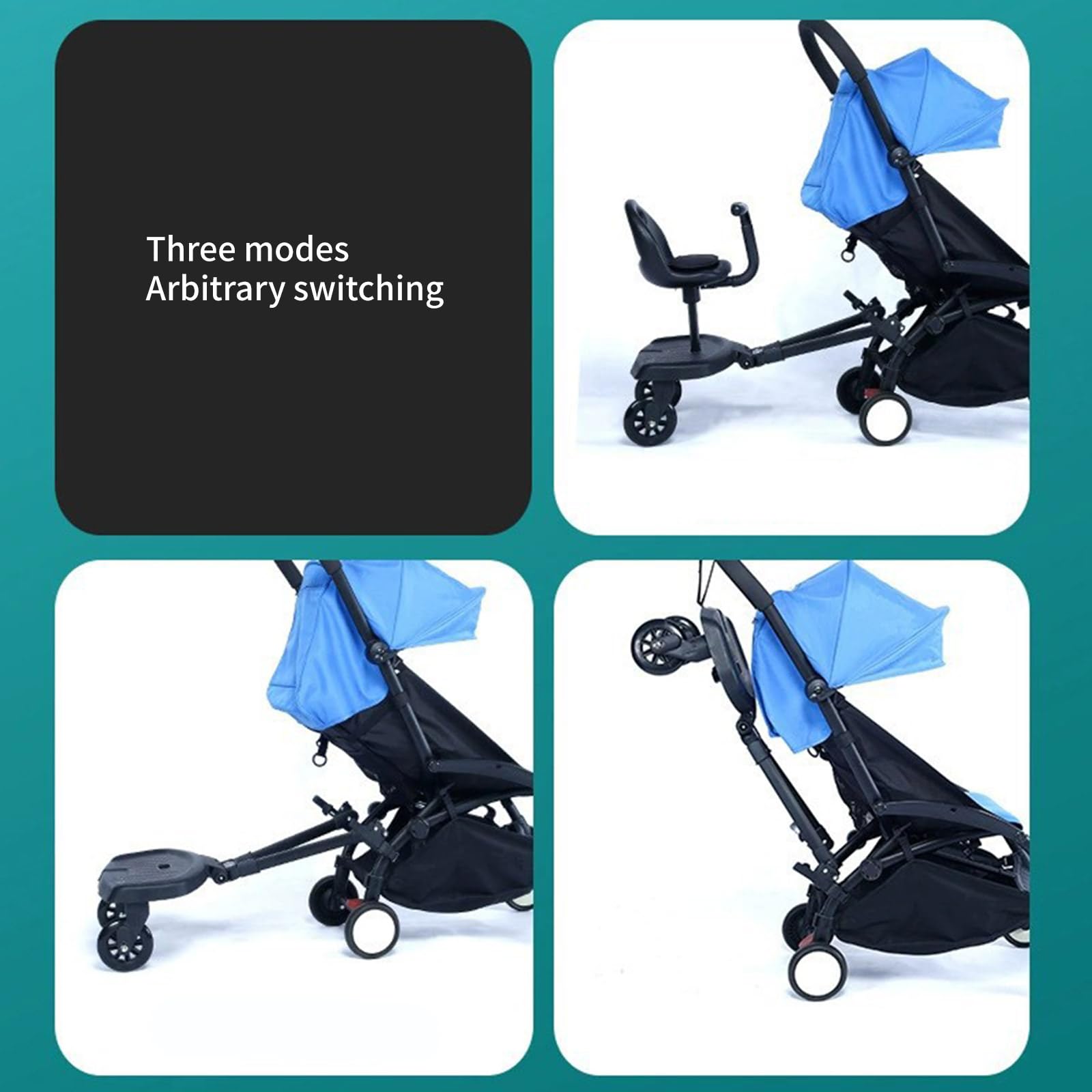 Praktisches Kinderwagen Zubehör Praktische Befestigungs Stehplatte Bietet Ihrem Kind mehr Platz zum mit dem Pedal Adapter