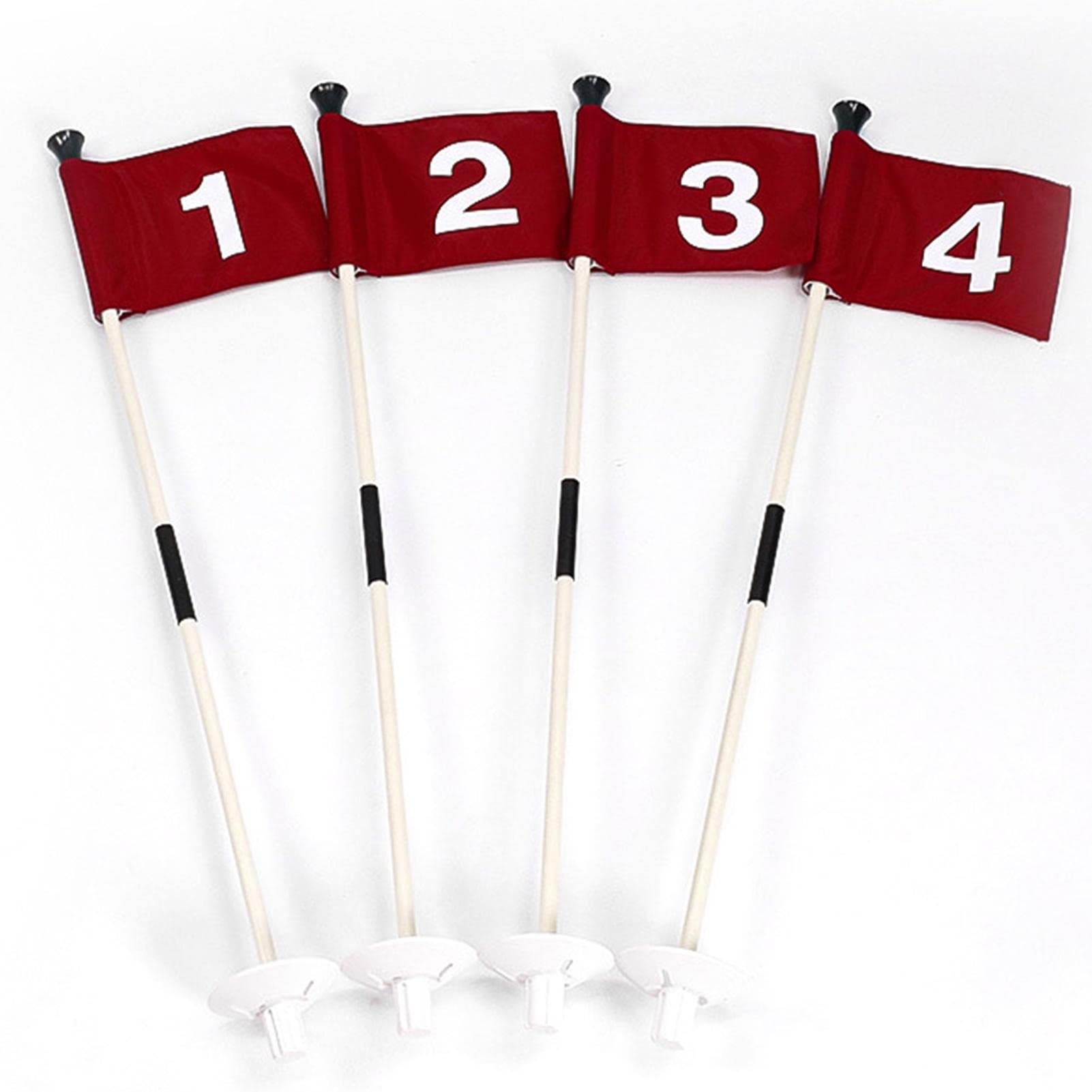 Raxove Golfflaggenstab, Übungsflaggen für den Hof, Golf-Pin-Flaggen-Set für Driving Range Hinterhof, tragbares 2-teiliges Design