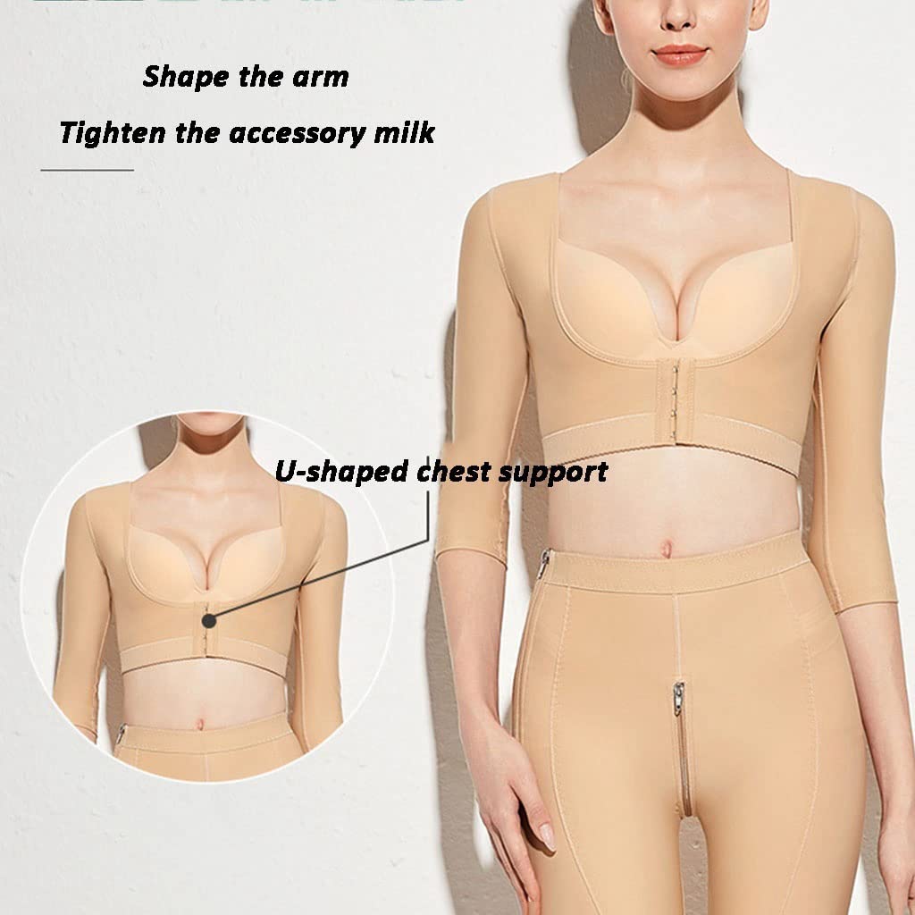Modellatore per la Parte Superiore del Braccio Reggiseni con Supporto per la Schiena Canotta con Correttore Posturale Post Chirurgico Maniche a Compressione Shapewear per Le Donne