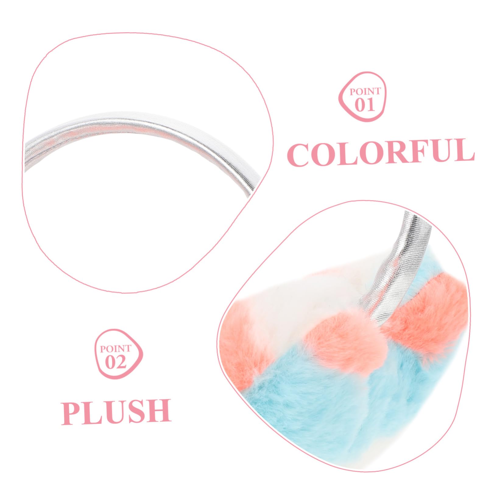 Ipetboom Plush Ear Covers for Winter Windproof Warm Earmuffs for Lightweight Comfortable Design for Outdoor Activities Skiing Cute Cartoon Style