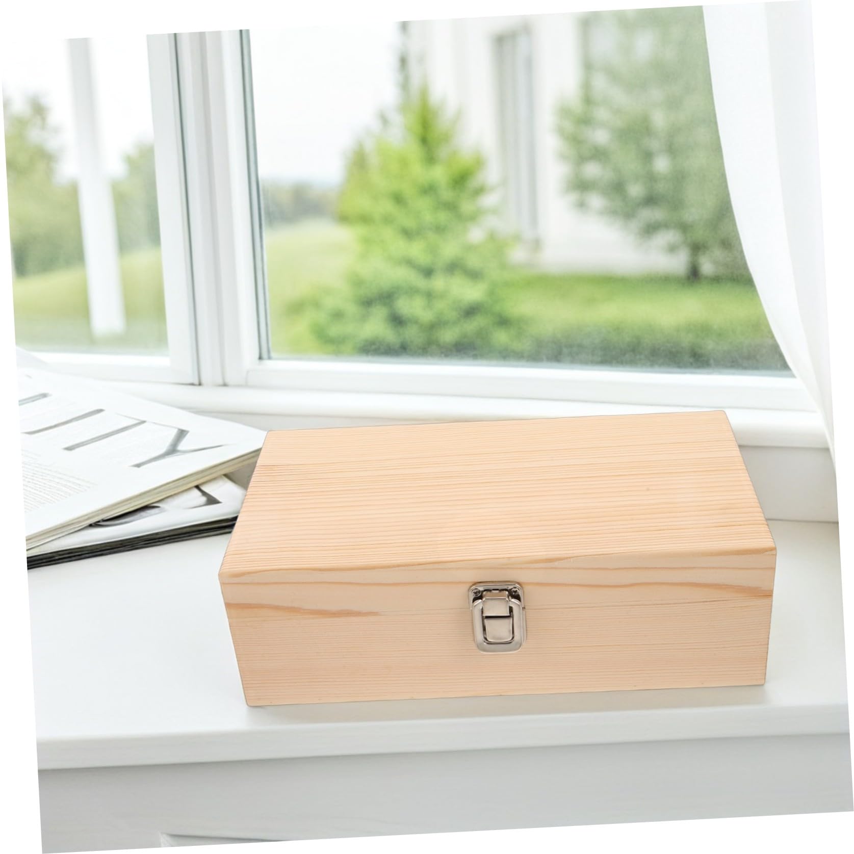 COHEALI Scatola di Legno per Batterie Aa con 55 Scomparti, Custodia Compatta e Protettiva per Batterie Litio, per Viaggi e Uffici con Facile Organizzazione