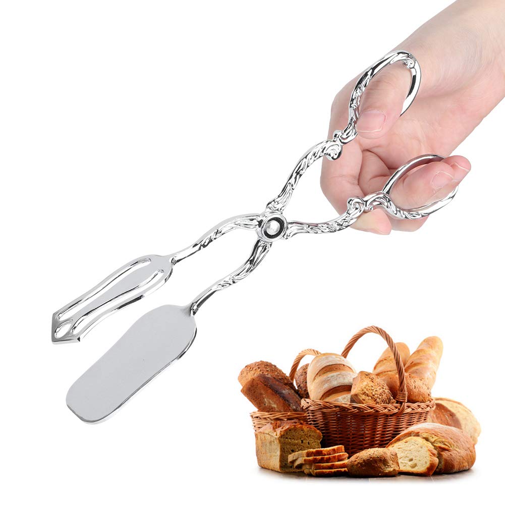 Pinzas de Cocin Vintage 21,5 x 11,5 cm Pinza para Comida Aleación de Zinc