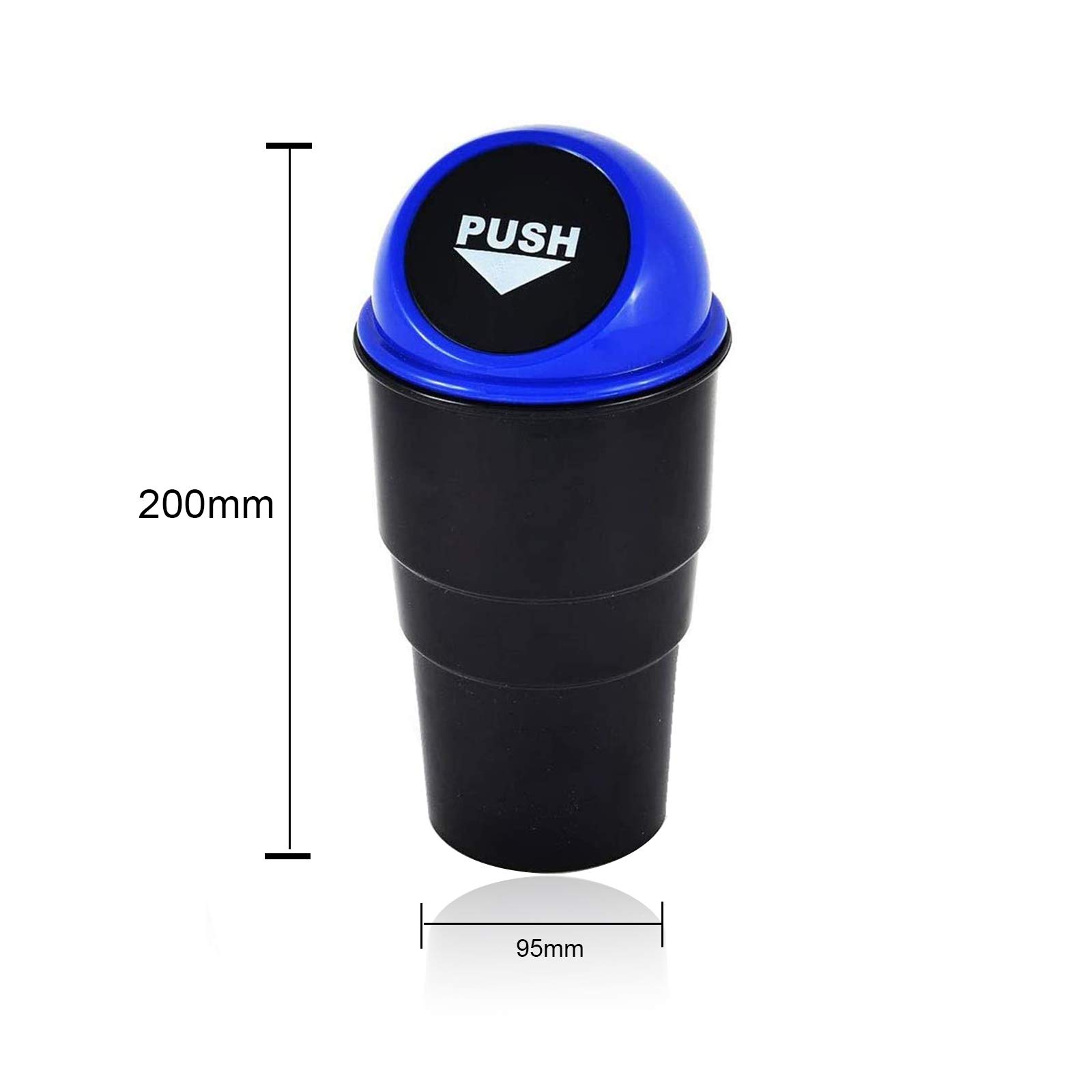 2 Cestini Per Auto Portatili - Piccoli E Pratici, Colori Rosso E Blu - Foto 2