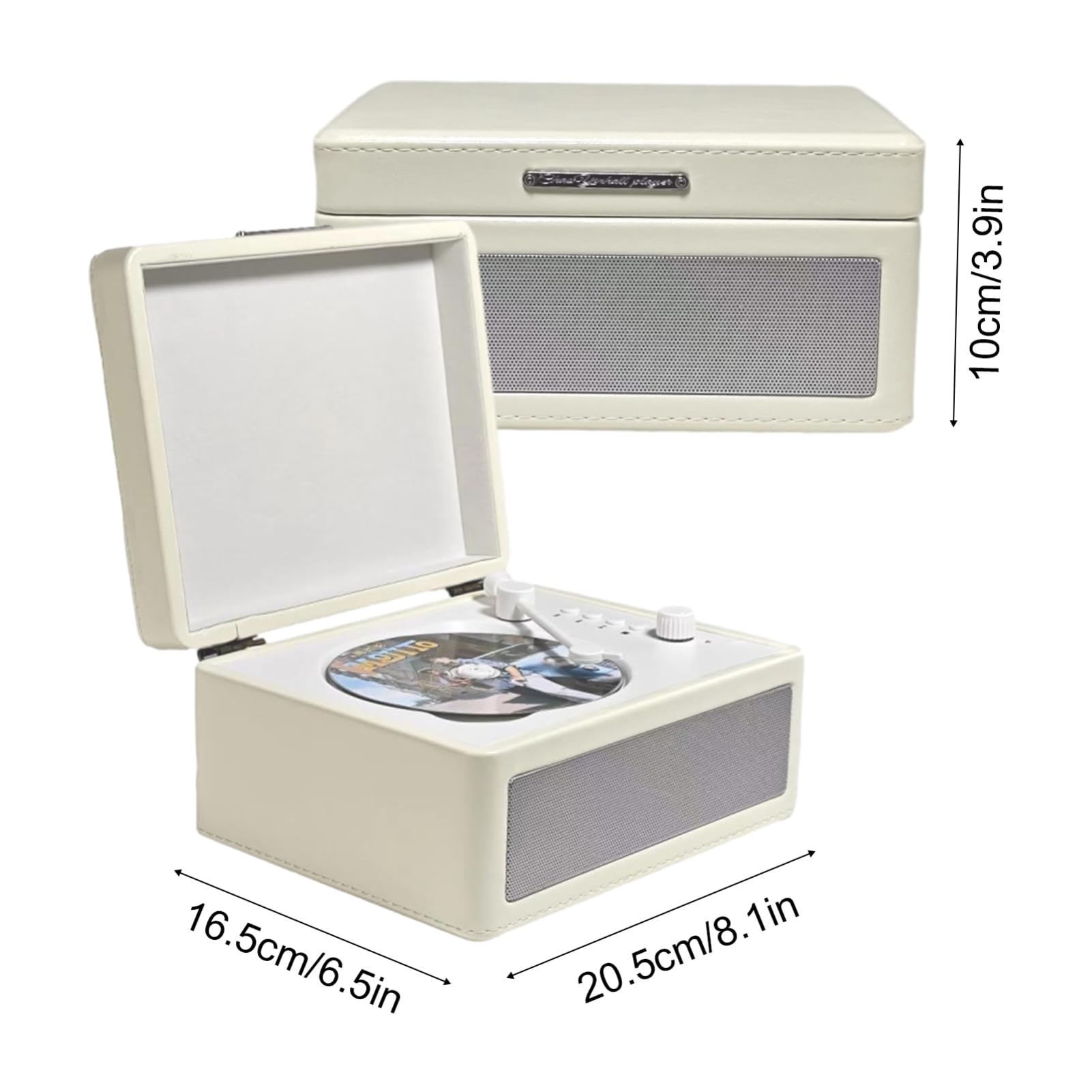 Reproductor de CD, Reproducción de Disco USB Reproductor de CD Retro con Inserción de Disco Estilo Bandeja para Entusiastas de la Música y Coleccionistas por Igual