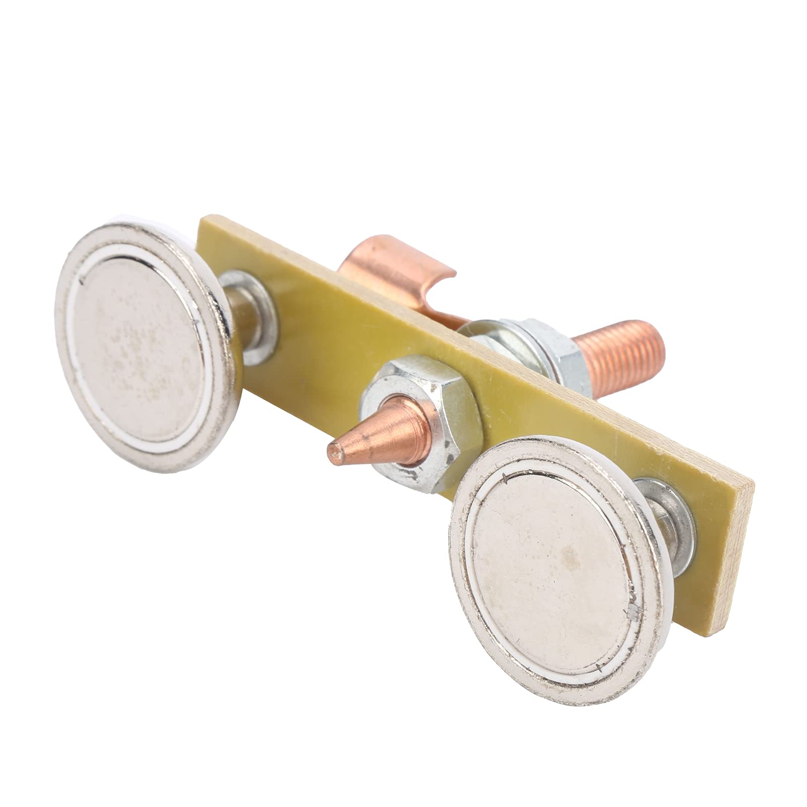 Welding Magnets, Ground Rod Clamp Welding Magnet Head Iron Insulation Board Double Ground Connector Spotter Tool 4mm Welding Ground Clamp Welding Support Ground Clamp Tools
