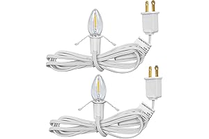 Two-Pack Accessory Cord with LED C7 Bulb