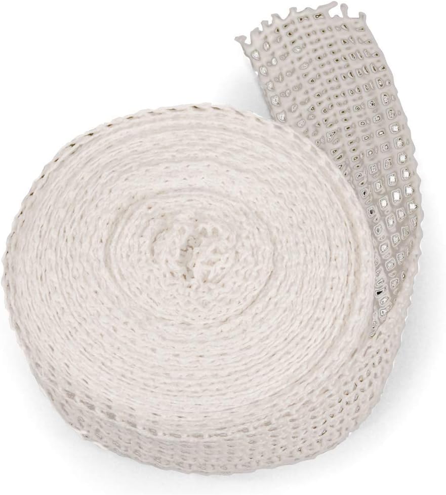 The Sausage Maker® 50ft Meat Netting Roll Size 8, Elastic Butchers Twine Cooking String Food Net For Pepperoni, Chorizo, USA Made, BPA Free Stretchable Poly-Cotton Mesh, 1.5-2.5" Dia