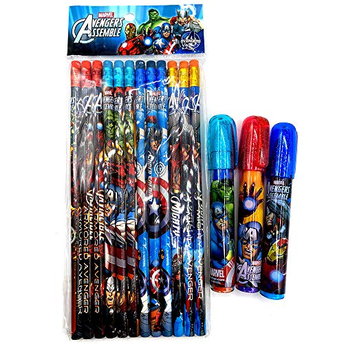 Set de Borradores y Lápices Marvel miniatura 1