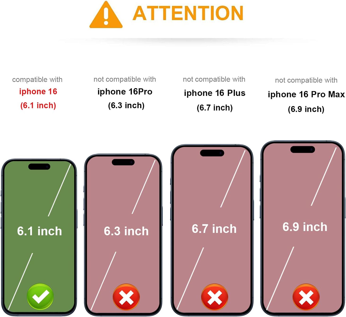 KIHUWEY Compatible with iPhone 16 Case Wallet with Credit Card Holder, Flip Premium Leather Magnetic Clasp Kickstand Heavy Duty Protective Cover for iPhone 16 6.1 Inch (Black) - Image 2