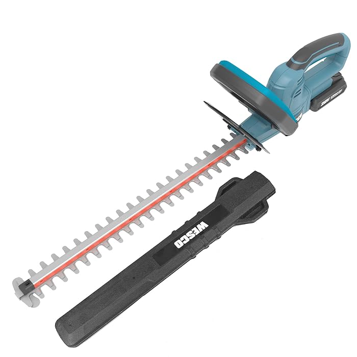 Buy WESCO Cordless Hedge Trimmer & Hedge Cutter with 18 LithiumIon