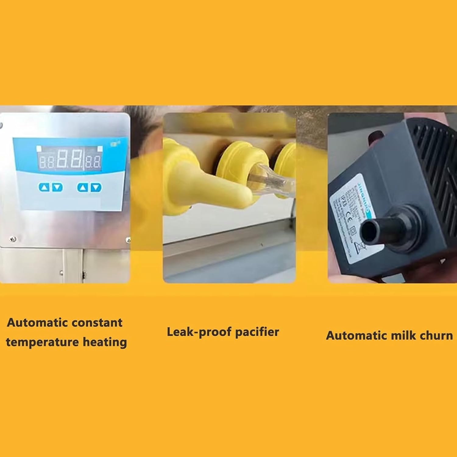 Piglet Feeder, 14 Nipple, Piglet Nursing Station, Stainless Steel, Suitable for Piglets, Lambs