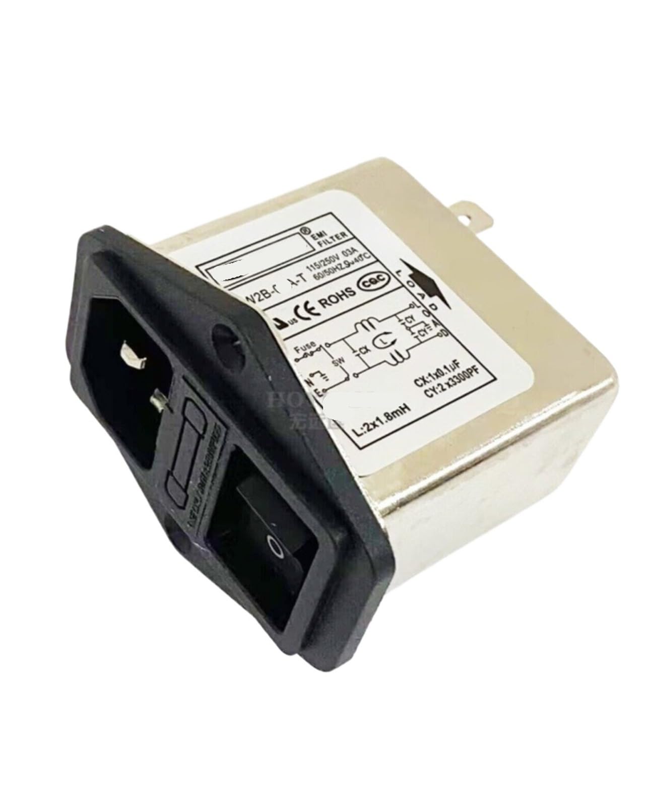 Power Filter CW2C-06A-T102B Socket with Safety Switch Anti-Interference Purifier(CW2B -10A -T)