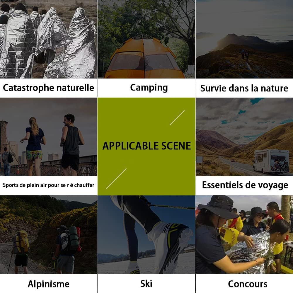 Manta de supervivencia dorada Tigrezy