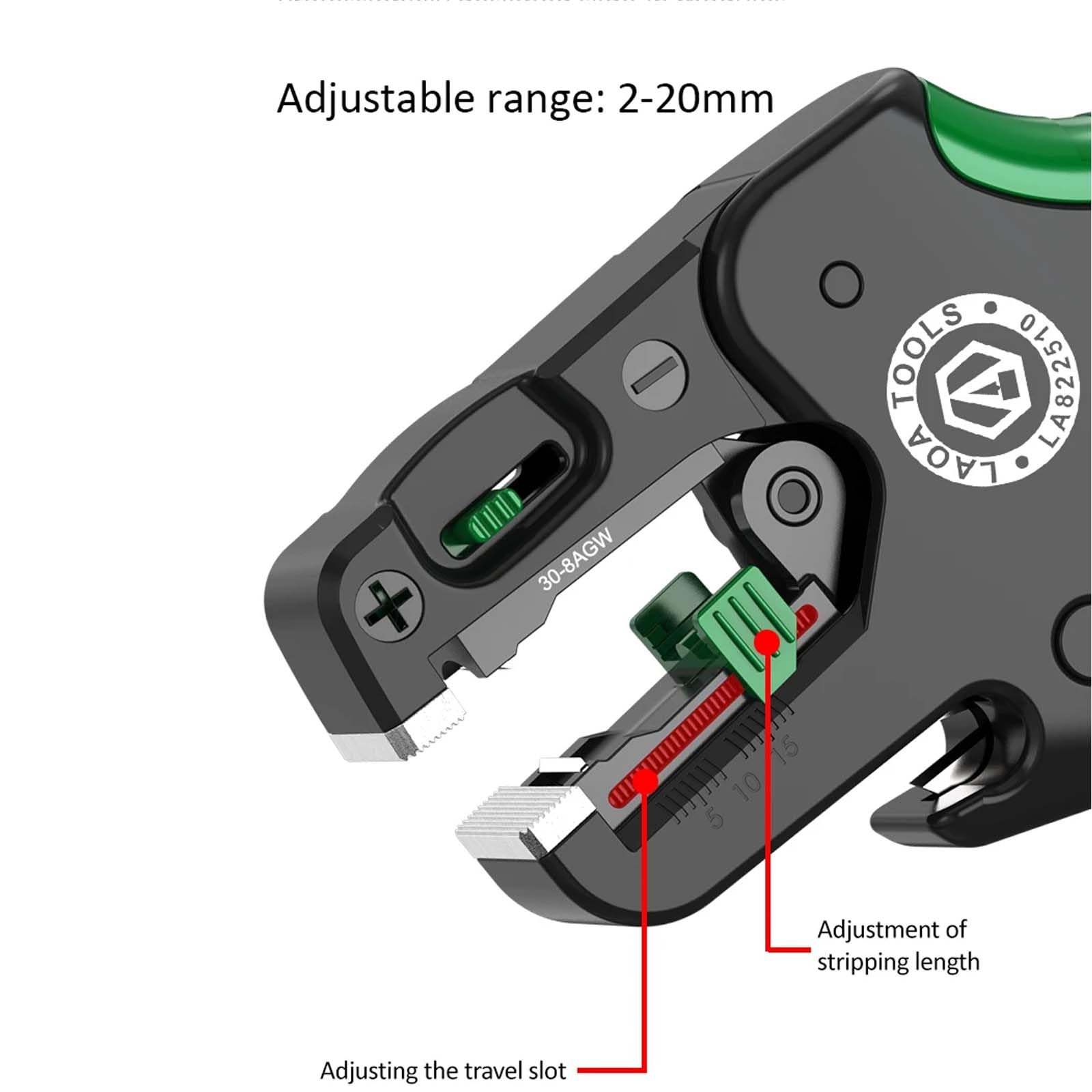Alicates Pelacables Totalmente Automáticos de 0,05 a 10mm², Alicates Especiales Multifuncionales para Electricistas, Alicates Pelacables