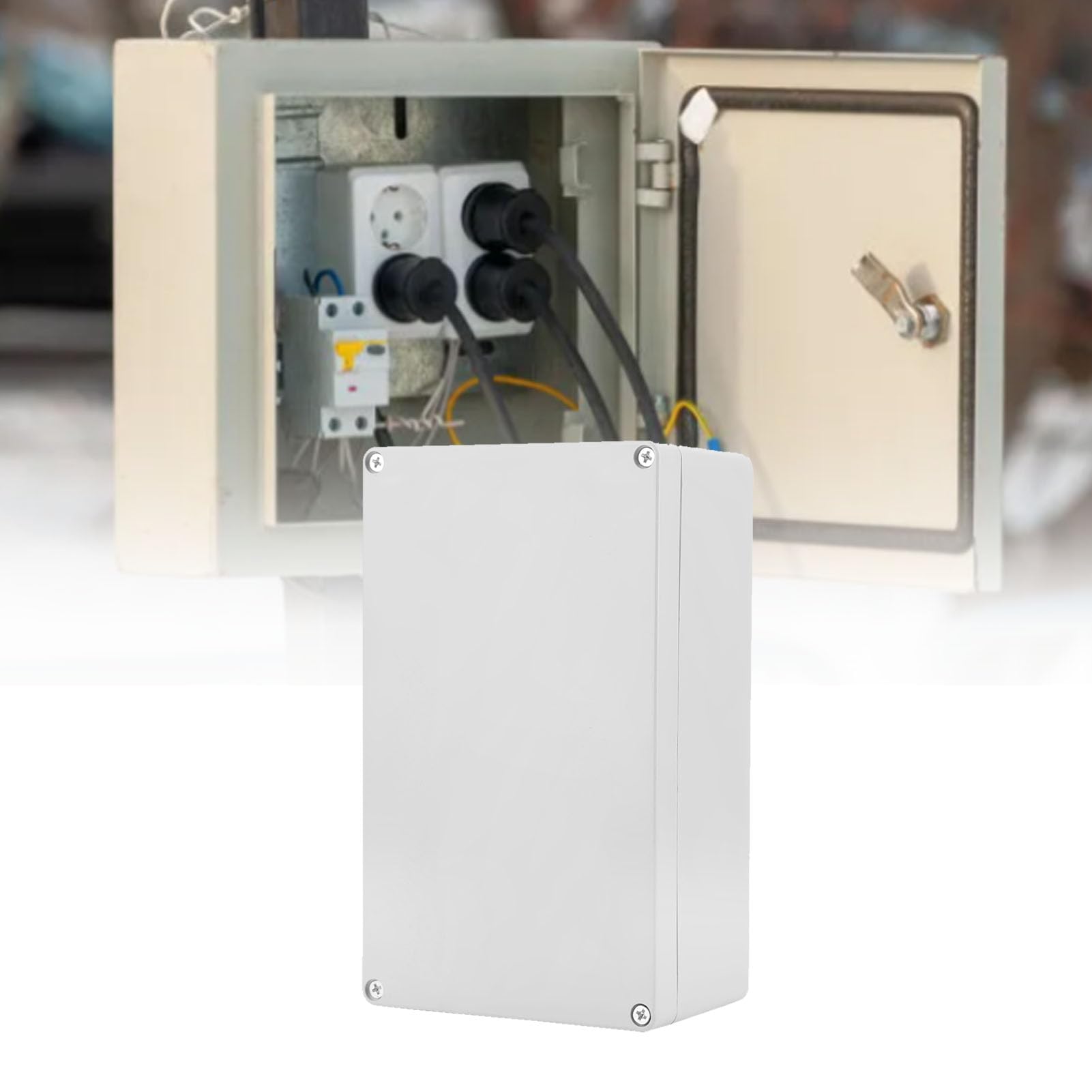 Junction Box, Electrical Enclosure Box, IP65 Weatherproof Electrical Box, Electrical Project Box Enclosure Instrument Case - Image 3