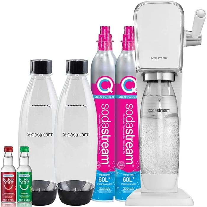 Buy SodaStream Art Sparkling Water Maker Bundle (White), with CO2, DWS