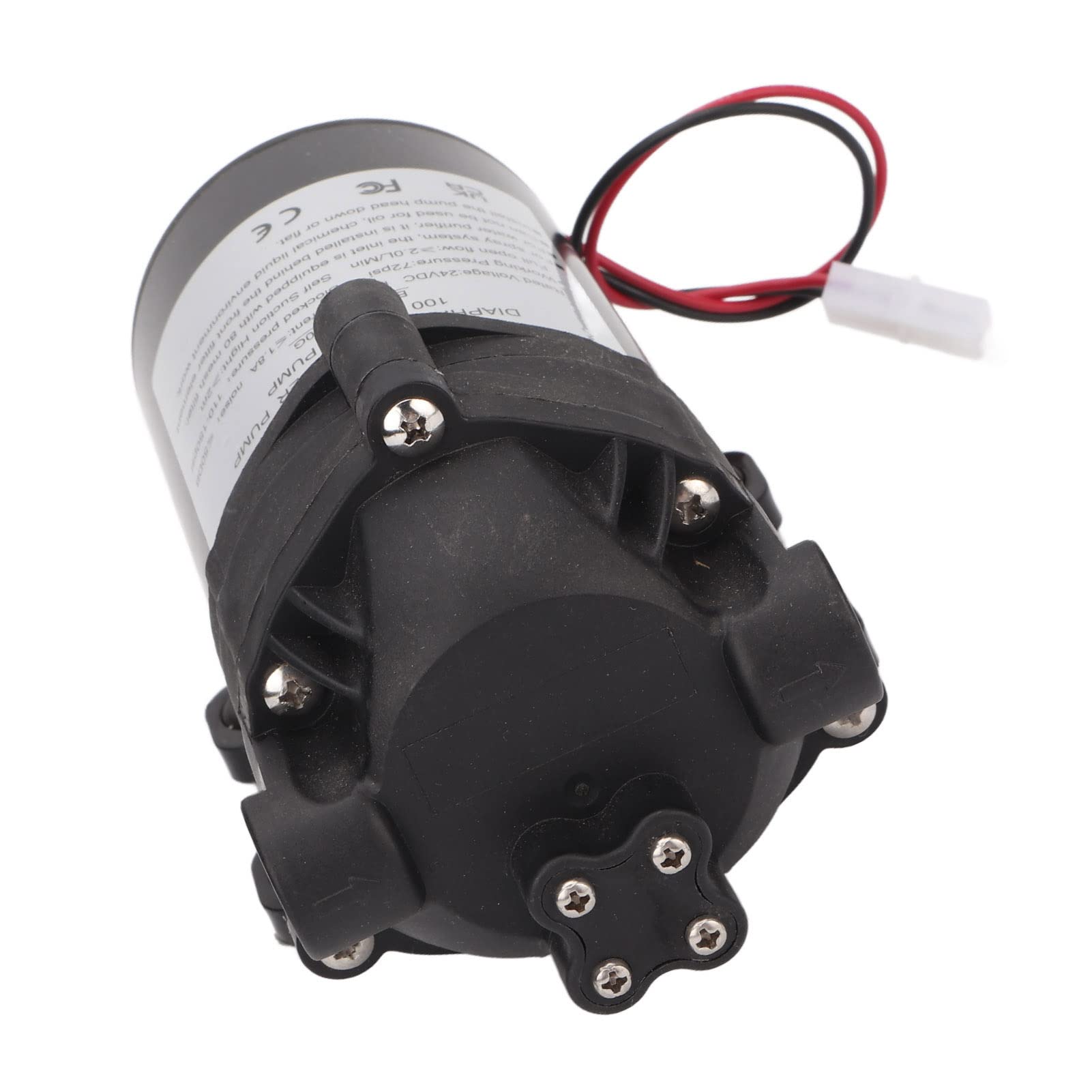 BORDSTRACT Bomba autocebante, presión de diafragma de refuerzo de agua, accesorios de baño de cocina de rosca hembra G3/8 para RV, caravana, uso marino e industrial