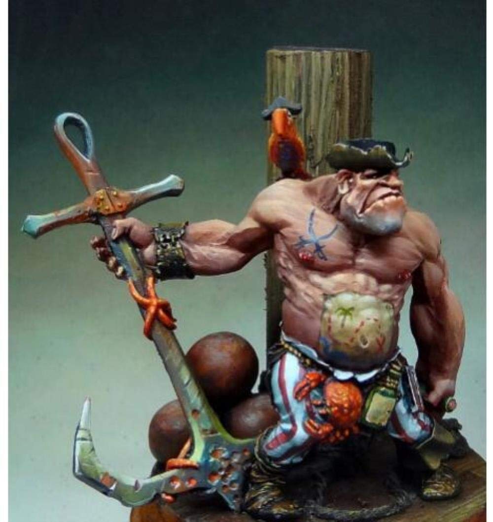 Figurine en résine ogre moussaillon 54mm soldat miniature non peint à monter à l'échelle 1/32