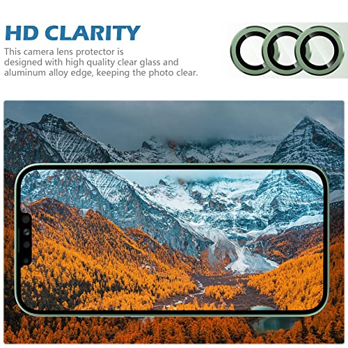 imluckies Camera Lens Protector Compatible with iPhone 13/13mini, Premium Tempered Glass Circle Film - Image 4