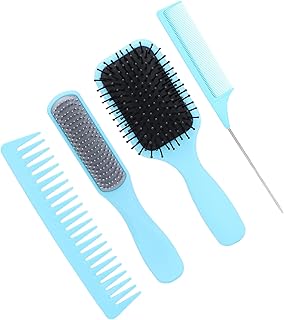 Pente de cabelo, massagem couro cabeludo promove o crescimento do cabelo Conjunto de pente de cabelo desembaraçante Alisamento de cabelos cacheados para casa para barbearia
