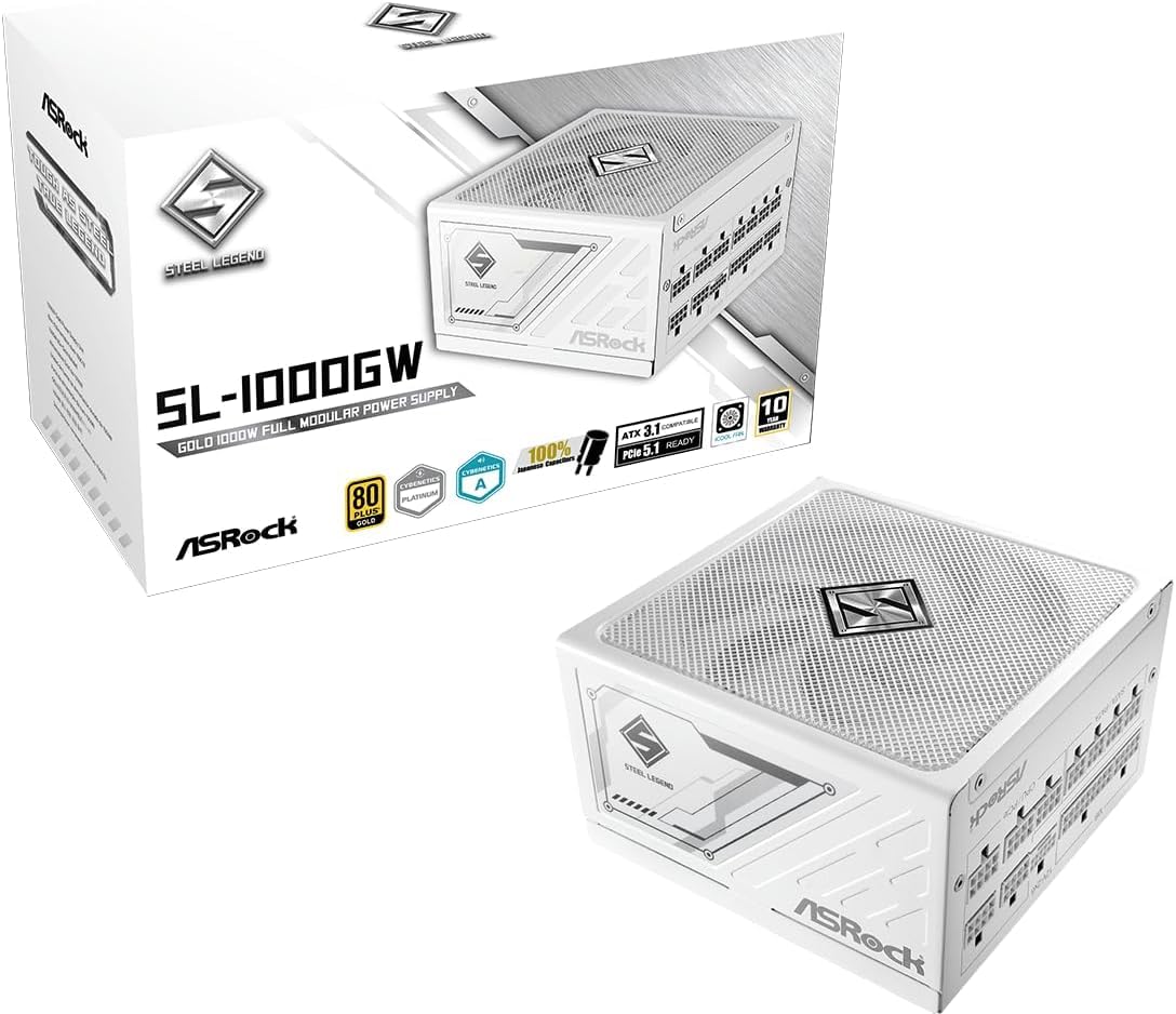 Amazon | ASRockSteel Legend 次世代GPU対応PC電源ユニット1000WPCIe5
