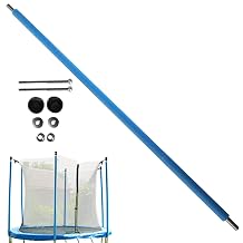 Trampoline Poles Replacement,Trampoline Net Poles With Foam, Trampolines Pole Anti-Collision Enclosure Tube Pole, Trampolines Accessories Replacement Parts