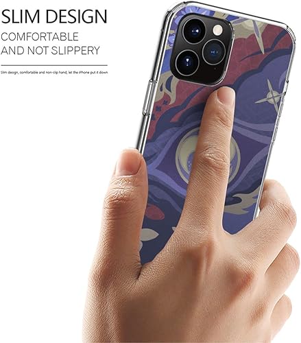 Miniatura 2 de Genshin Funda para teléfono Genshin TPU Games Accesorios Impact Cover Raiden Protect Shogun a prueba de golpes amistad compatible con iPhone 15 14