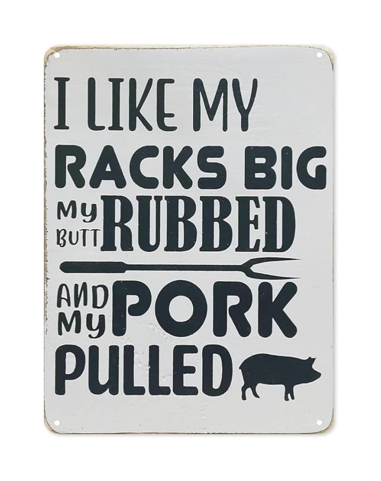 MQXFCZUX Humorous Barbecue Sign Metal Tin Sign Grill Master Life Quote My Happy Place is by the Grill Rustic Farmhouse Kitchen Decor 8 X 12 inch