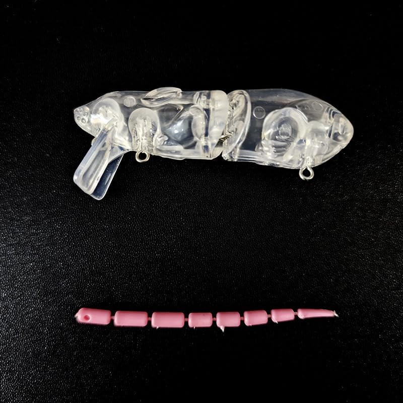 Pack of 30 Unpainted Floating Swimbait Square Bill Rat Bait DIY Fishing Lure Blank 3.15 inch 0.47 oz Great for Beginners and Experienced Anglers Alike Gifts