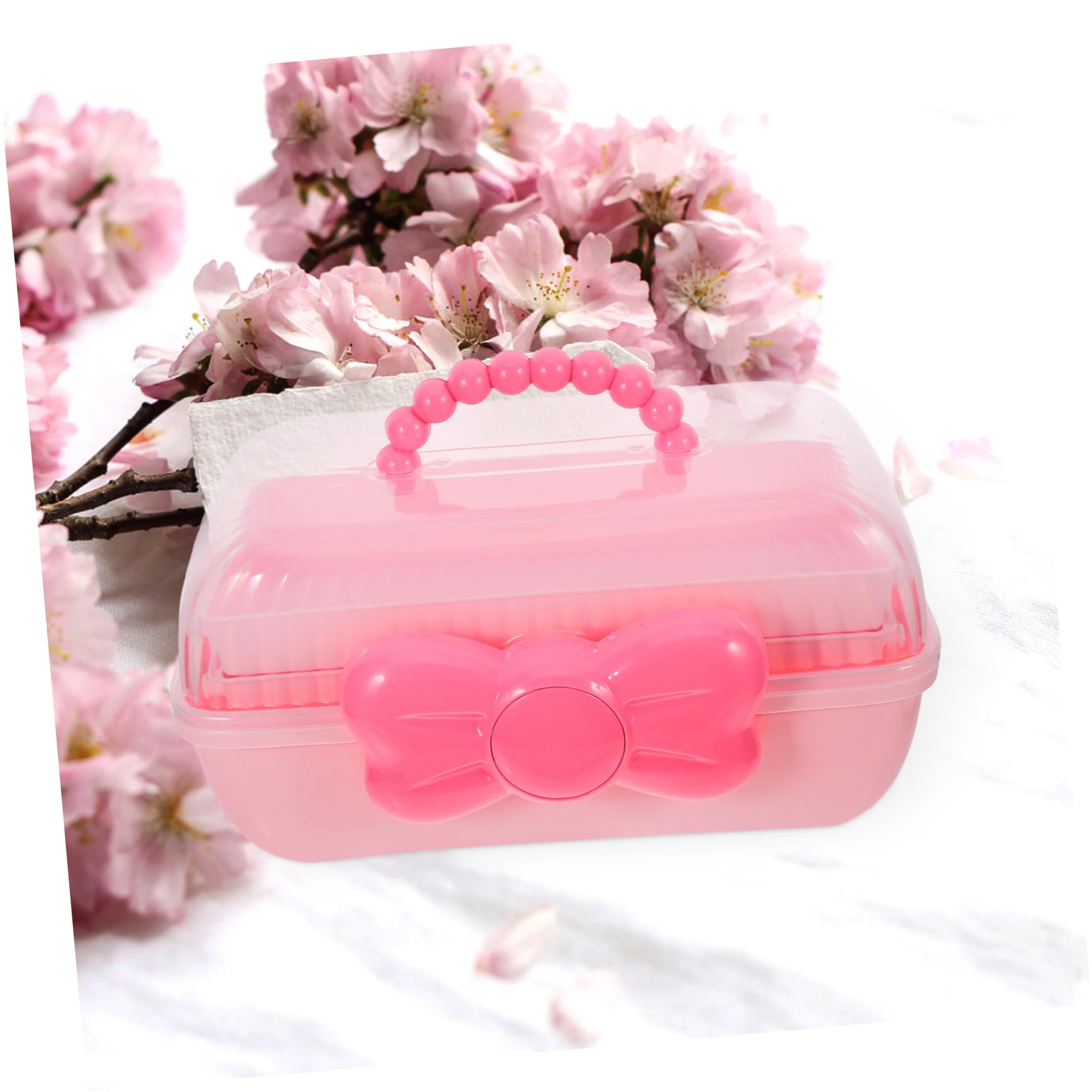 IMIKEYA Aufbewahrungsbox für Haaraccessoires Tragetasche für Schmuck Schreibtisch-organizer Platz für Haarschmuck Reisegeeignet Haltbares Material Ordnung für Schminktisch