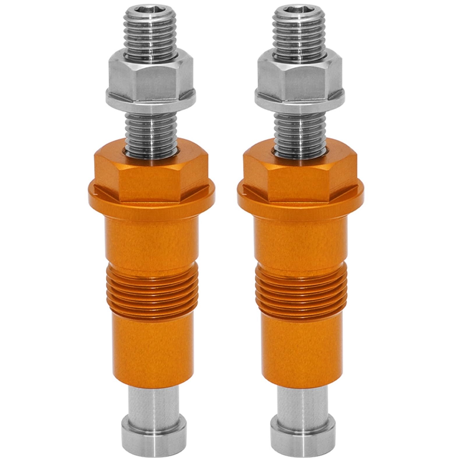 Galet de chaîne tendeur tendeur Tendeur de chaîne de came de synchronisation manuel, réglage manuel, billette CNC, Convient pour Bmw R1200GS / GS Adventure R1200R RT 2012 – 2018(1 Pair Dark Gold)