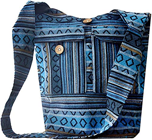 Image of SUVASANA Large Sling Shoulder Bag for Men Women Casual Comfortable Everyday Purse Travel Women's Cross-body Bags