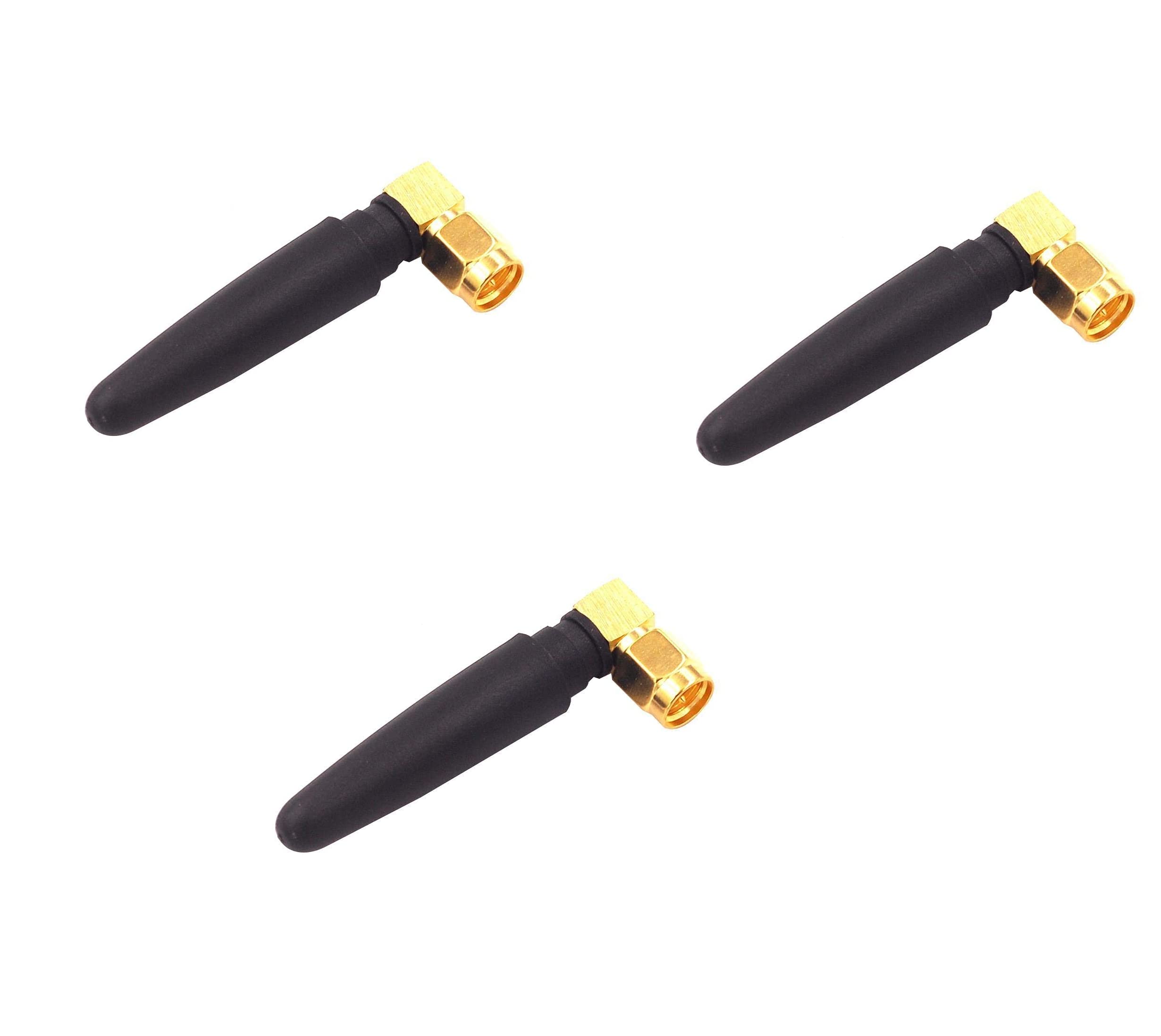 xcluma GSM antenna SIM900A GPRS 3G Right-angle L-type SMA (Pack of 3)-image-18