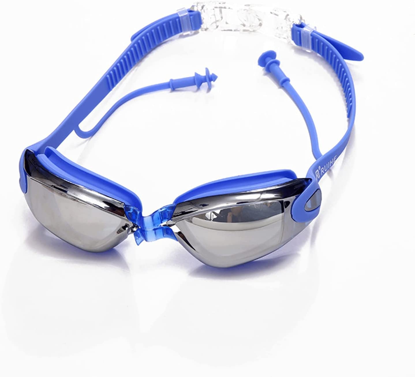 Occhialini da Nuoto, Comodi Occhialini da Nuoto Impermeabili con Fascia in Silicone, Occhialini da Nuoto for Nuoto All'aperto, Surf e Altri Sport