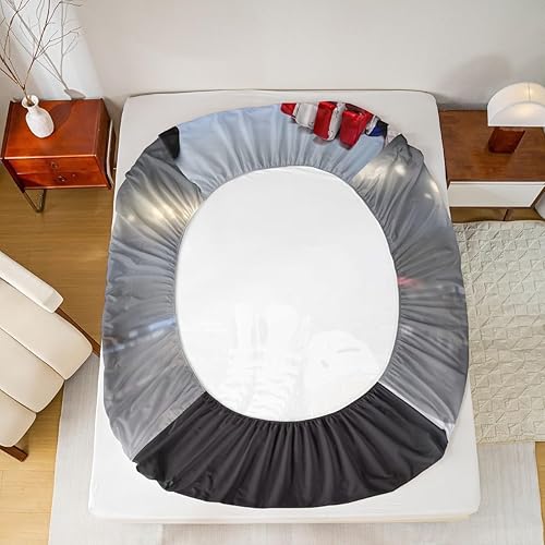 Miniatura 9 de Erosebridal Juego de sábanas de tractor rojo, tamaño individual, equipo pesado, juego de ropa de cama para niños, niñas, adolescentes, cosechadora,